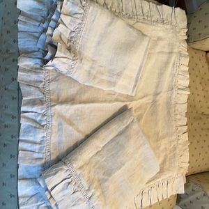 Pottery Barn linen euro shams (3)